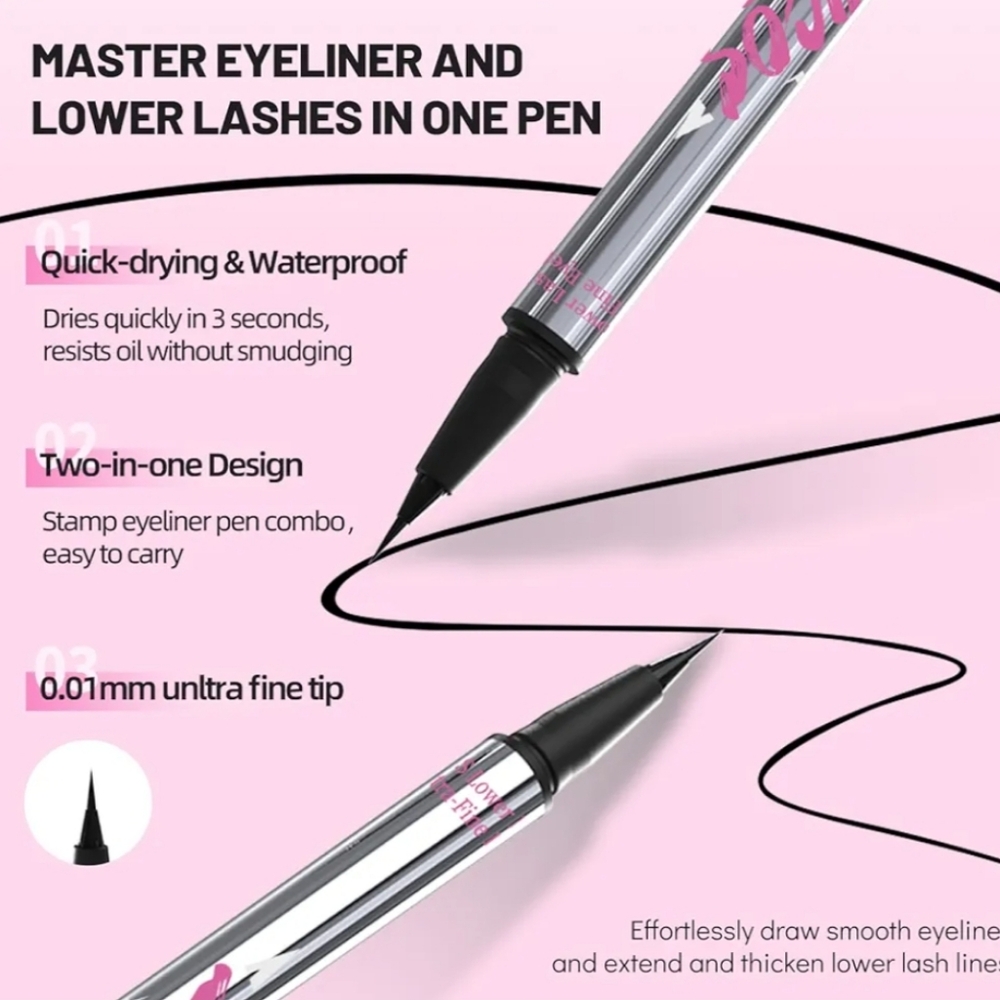 Unicos Lower Eyelash Stamp & Eyeliner 2 In 1 - Picture 6 of 7